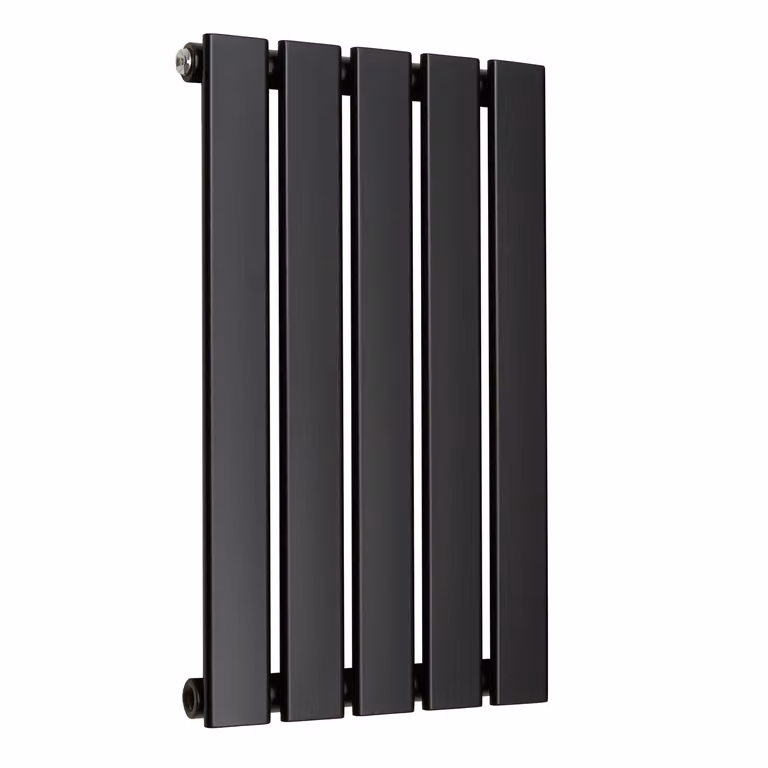Radiatore di Design Orizzontale Piatto - Nero - 595mm x 350mm (Pannello Singolo) - Sterling Arlie by Hudson Reed