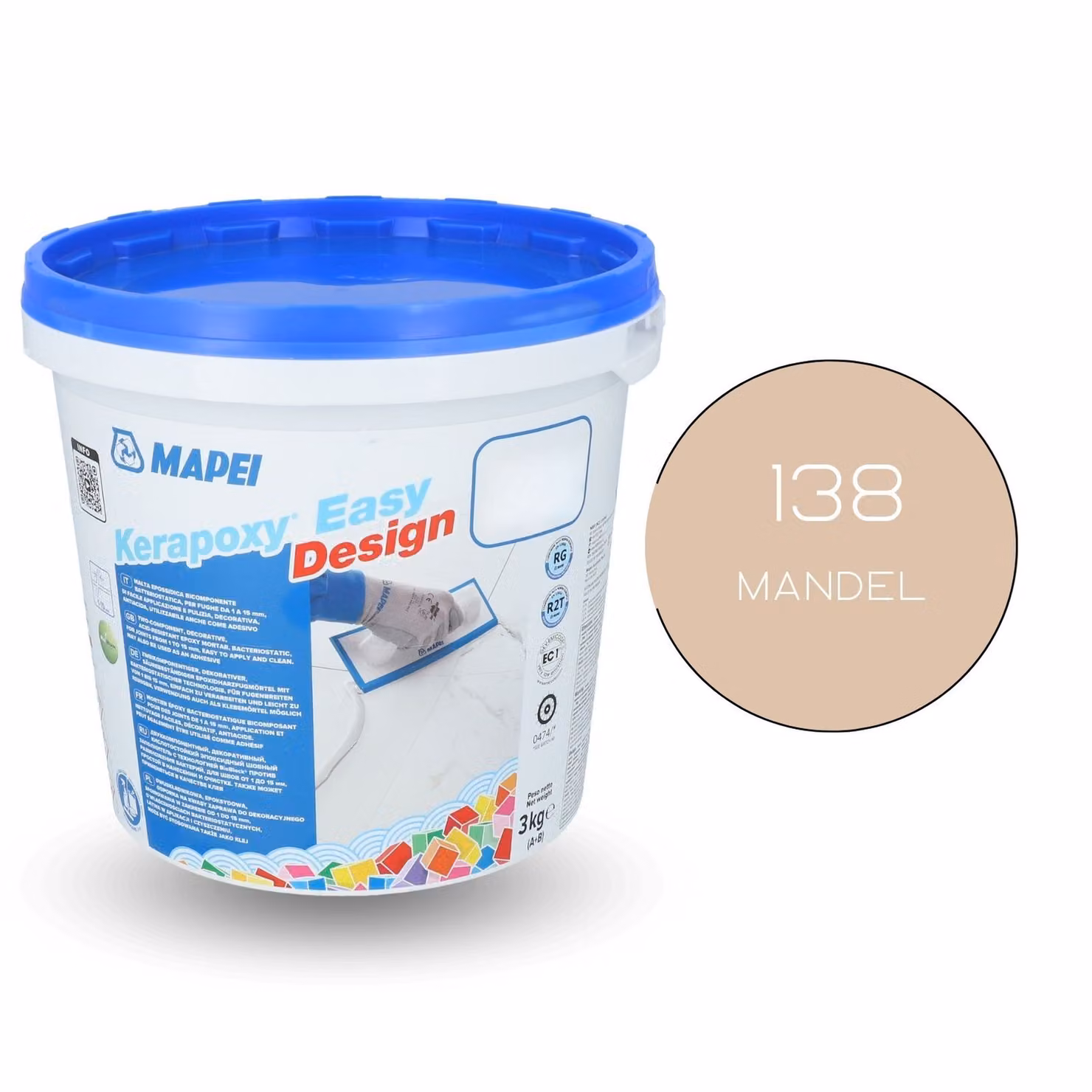 Mapei Kerapoxy Easy Design 138 Malta di mandorla 3 kg