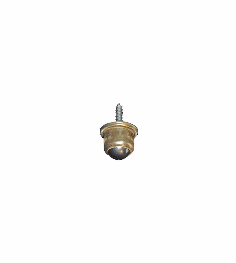 Rotella a sfera con attacco a vite legno diam 18 mm