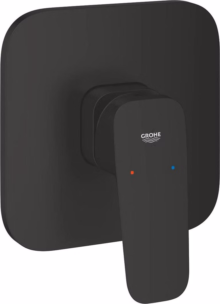 Miscelatore monocomando per doccia Grohe Cubeo 101777, nero opaco, 1 pz.