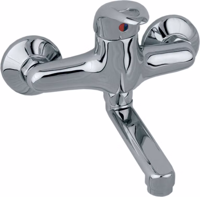 Miscelatore per lavabo a parete KFA Jaspis cromo (540-810-00)