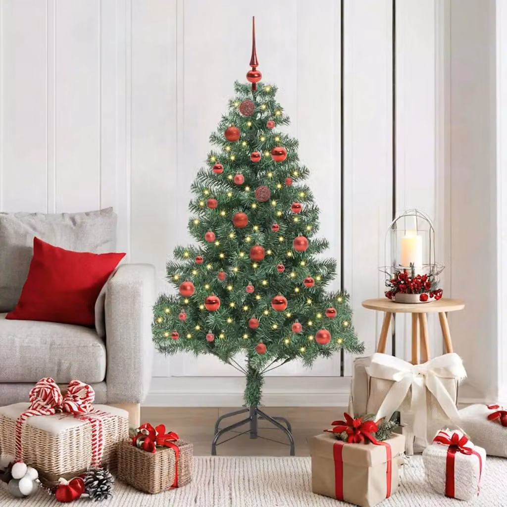vidaXL Albero di Natale Verde 150 cm PVC