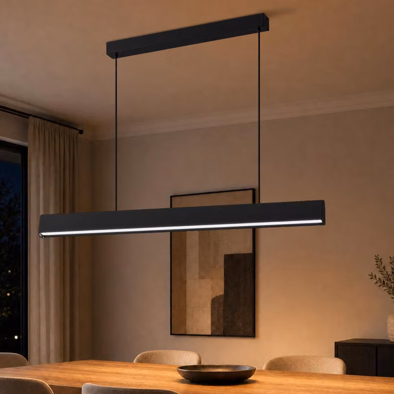 ZMH Lampada a sospensione LED 106,7 cm lampada sala da pranzo 34W in altezza isola cucina dimmerabile con telecomando lampada pendente per soggiorno