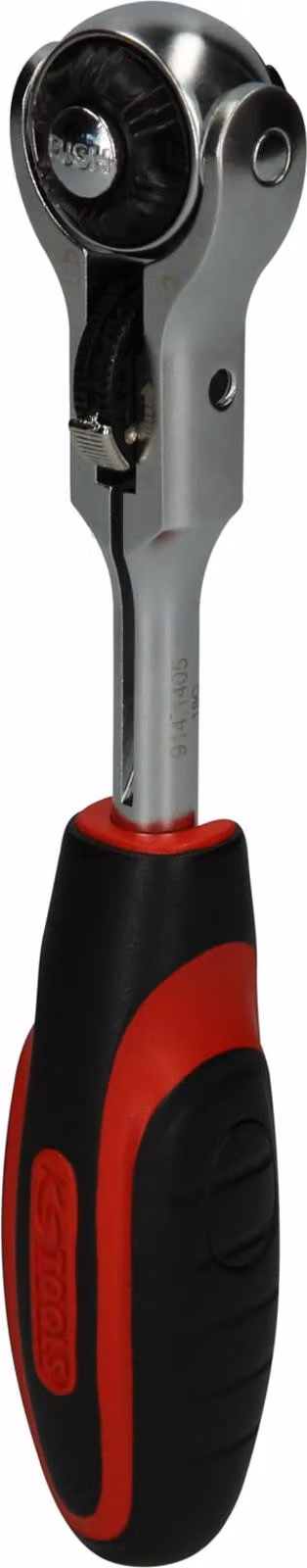 KS TOOLS 1/4" MODIFIX mini impugnatura a T cricchetto testa girevole 72 denti - 914.1405