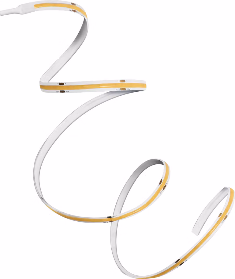 OSRAM FLEX COB striscia LED flessibile con emissione luminosa uniforme, 1,5 m, 830 bianco caldo, 1,5 W, con spina di tipo A, IP20, LED non sostituibile