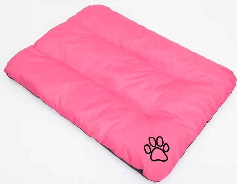 Cuscino per cani Materasso per cani Posto letto per cani Letto per animali domestici Cuscino per cani Letto per gatti - Eco - 90 x 60 cm [taglia: L] - Rosa