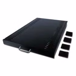 Mensola porta accessori APC AR8123BLK in metallo nero per scaffale – 2