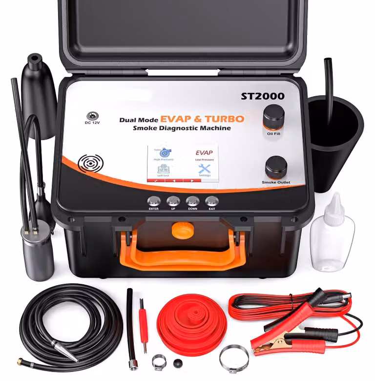 Macchina per la riparazione di pneumatici, rilevatore di perdite, tester di perdite, rilevatore EVAP, schermo LCD da 4 pollici