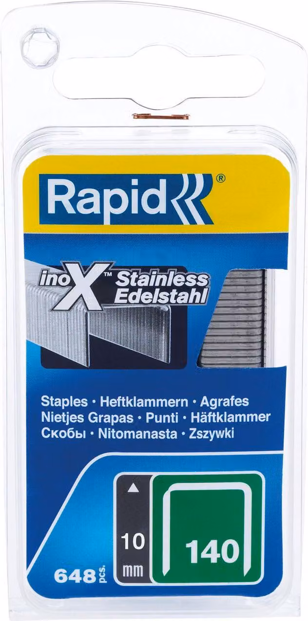 Rapid Tools 40109575 Rapid Flachdrahtklammern Typ 140, 10 mm, Kleinpackung
