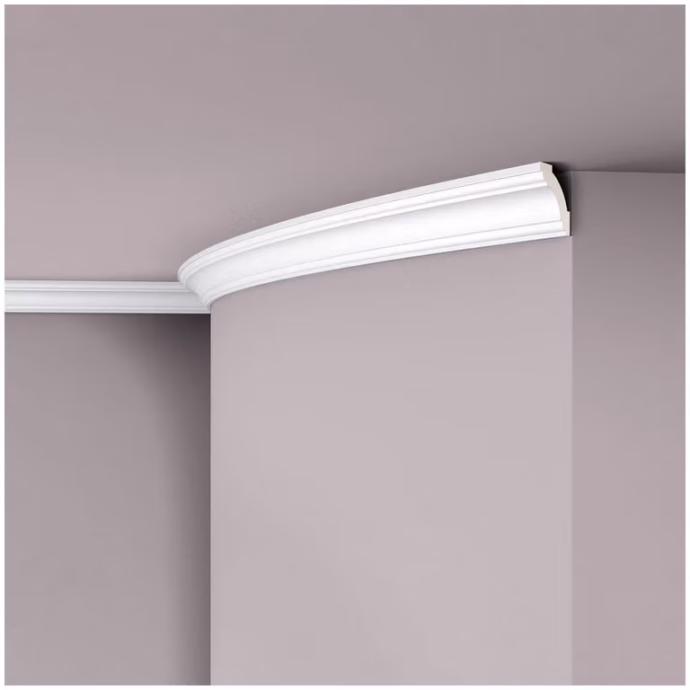 Cornice a soffitto NMC Z1240 Flex ARSTYL Noel Marquet Rivestimento decorativo flessibile Rivestimento decorativo classico colore bianco 2 m