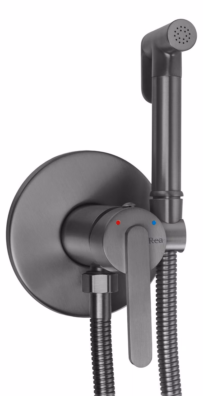 Rubinetto Per Bidet Rea Ontario Titanio