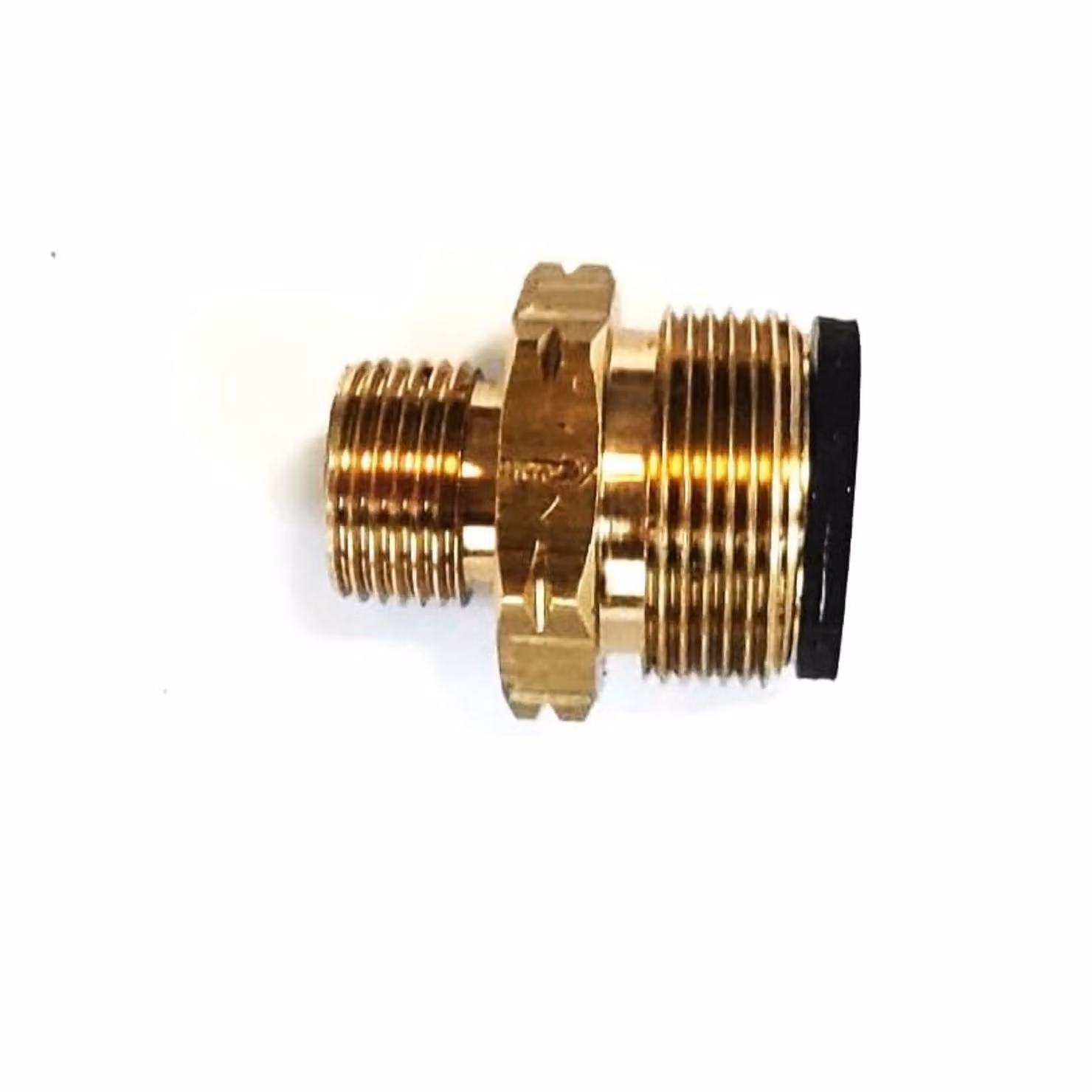 Adattatore per gas Zatech 1" filettatura US MAPP x 3/8" filettatura sinistrorsa per collegamento a cannello per saldatura US con tubo del gas e riduttore di pressione