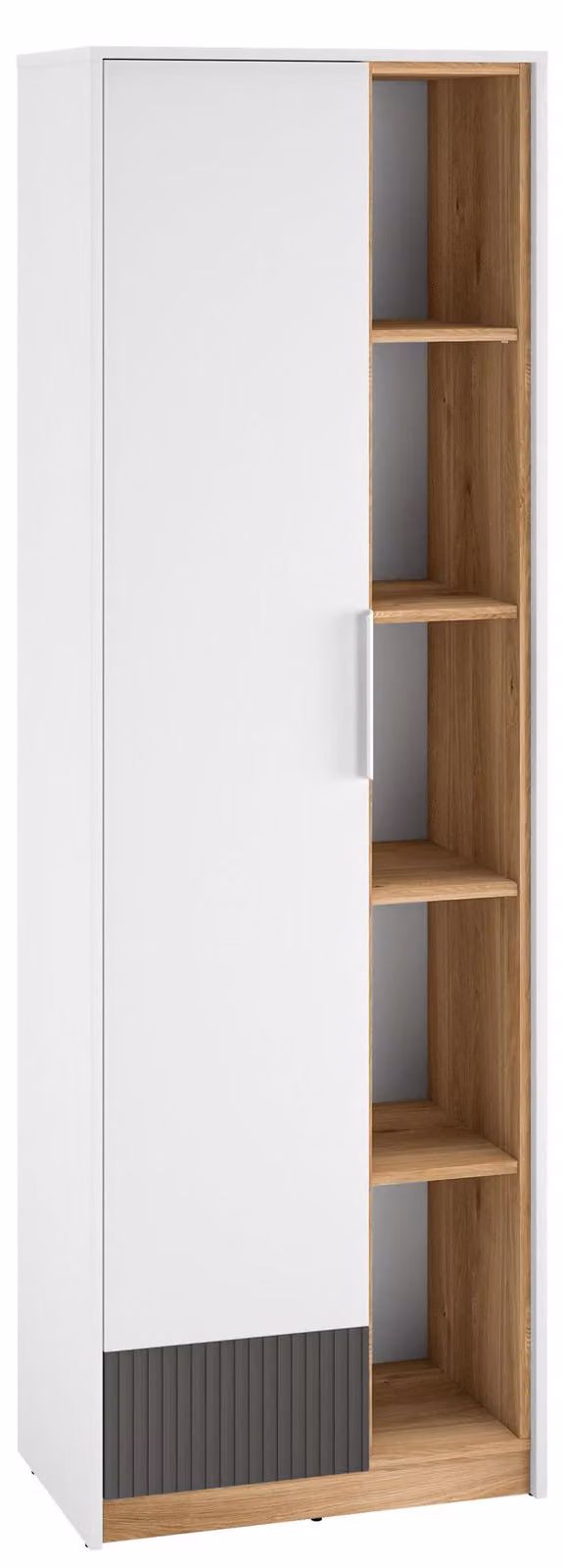 Armadio Torino armadio camera da letto rovere bianco Castello grafite larghezza selezionabile
