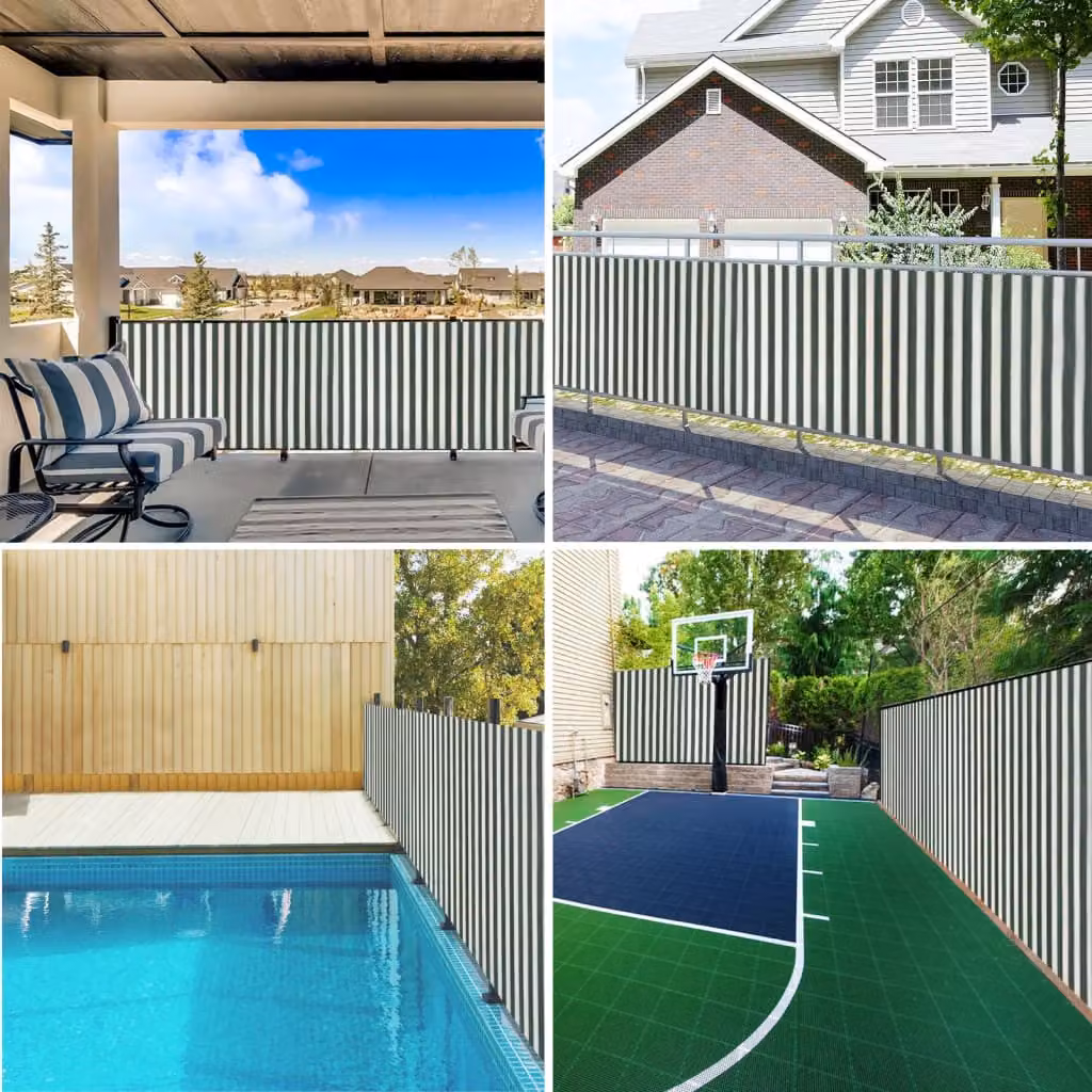 vidaXL Rete per Privacy Verde e Bianco 1,5x10 m in HDPE 195 g/m²