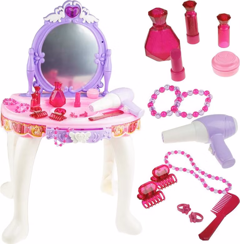 Tavola da toilette con specchio Accessori Asciugatrice per ragazze