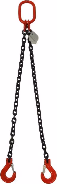 Catena Joma-Tech a 2 fili 2,5 m GK8 8 mm nero con ganci di sicurezza
