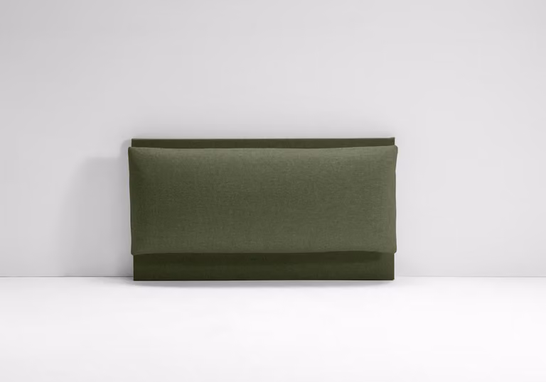 Testata Letto Imbottita - ROMA Verde 90x190 cm