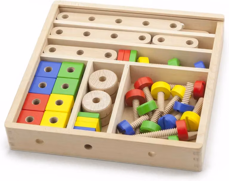 Set di costruzioni 31x31x6 cm - Adatto a bambini dai 36 mesi in su - Disponibile in vari colori