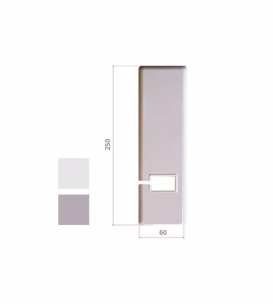 Placca Abs Grigio
