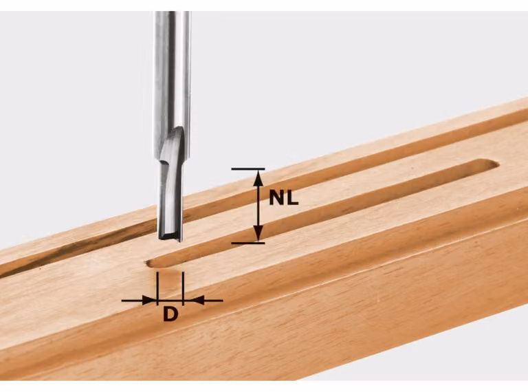 Fresa per scanalature Festool HW con gambo da 8 mm HW S8 D6/14 | 490955