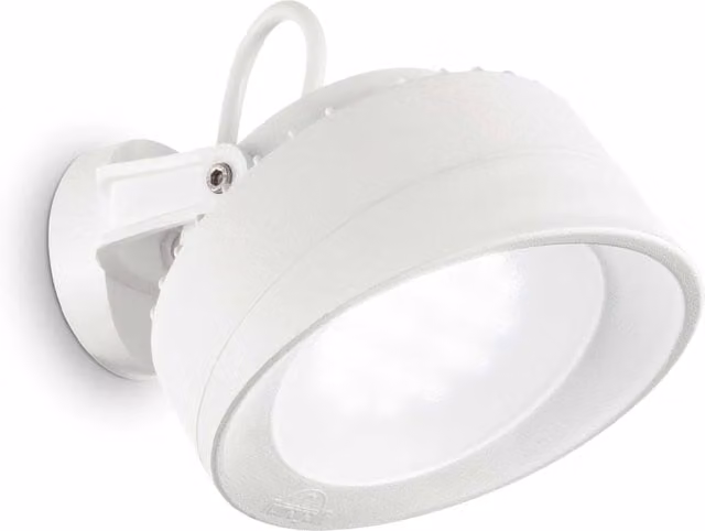 Applique da esterno Ideal Lux Litio con LED regolabile, disponibile in bianco, nero o grigio, ideale per giardino e scale con protezione IP66