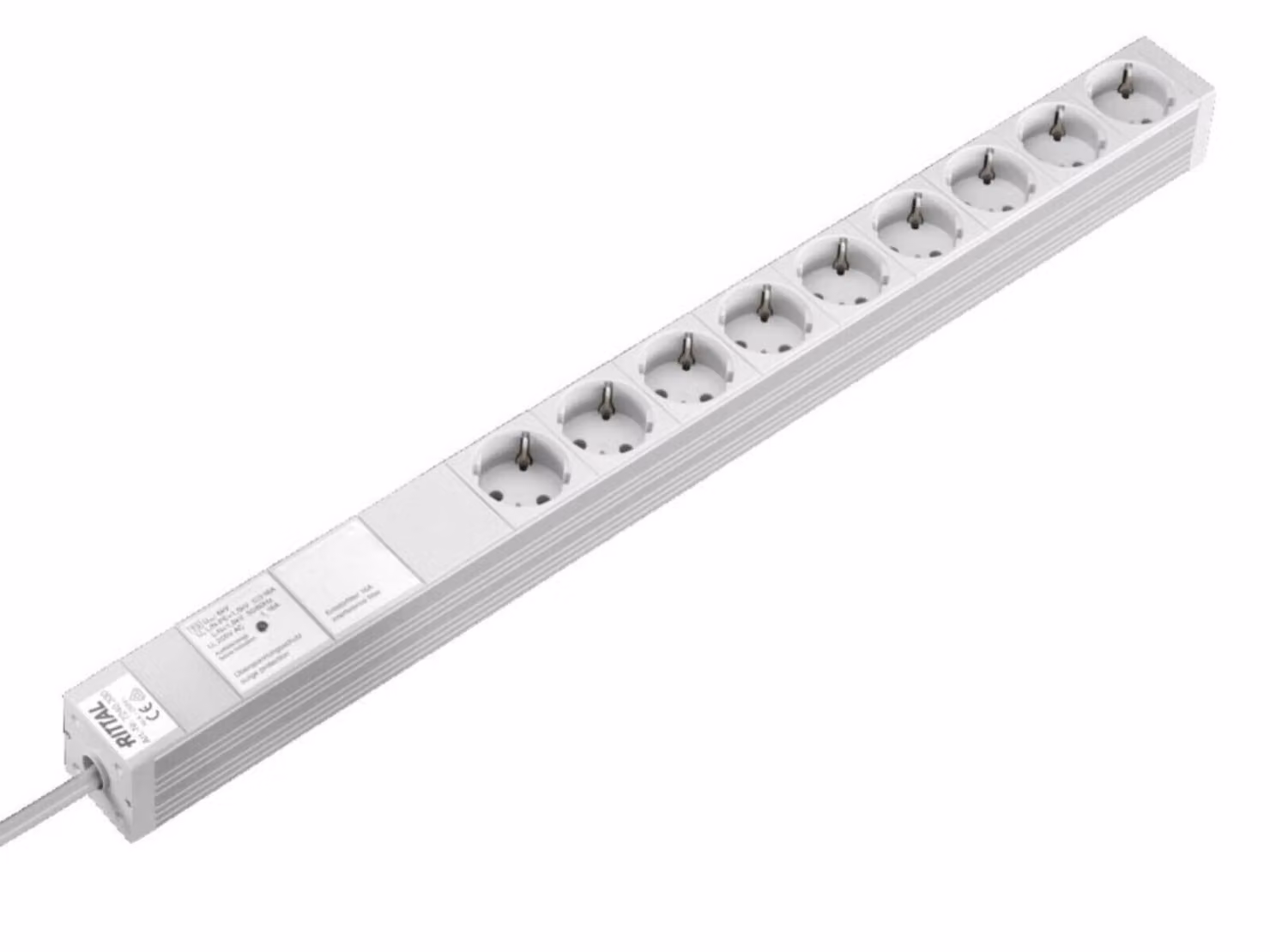 Rittal 7240330 Steckdosenleiste 48,3cm Rittal 9fach Überspannungs&Netzfil
