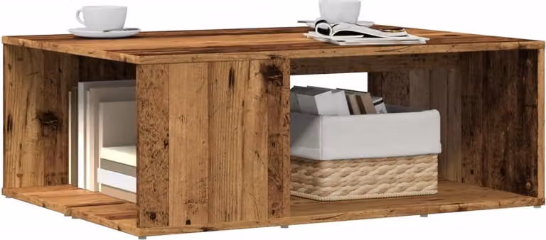 Maison Exclusive - Tavolino effetto legno antico 90x67x33 cm Materiale ligneo