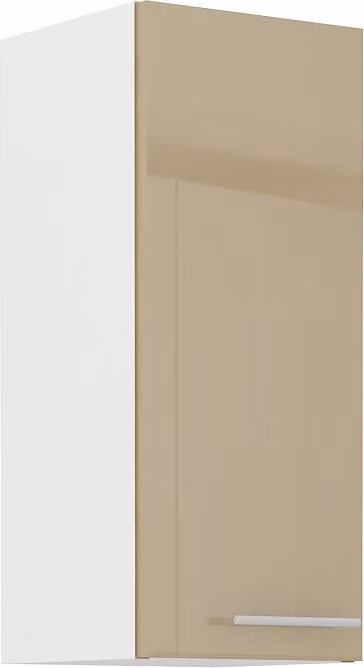 Armadietto superiore da cucina LAJLA - larghezza 30 cm, cappucino / bianco