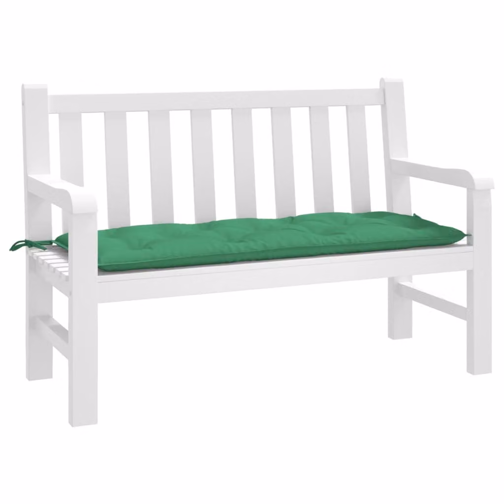 Cuscino per panca vidaXL verde in tessuto Oxford impermeabile e traspirante L/P/H: 120 x 50 x 7 cm