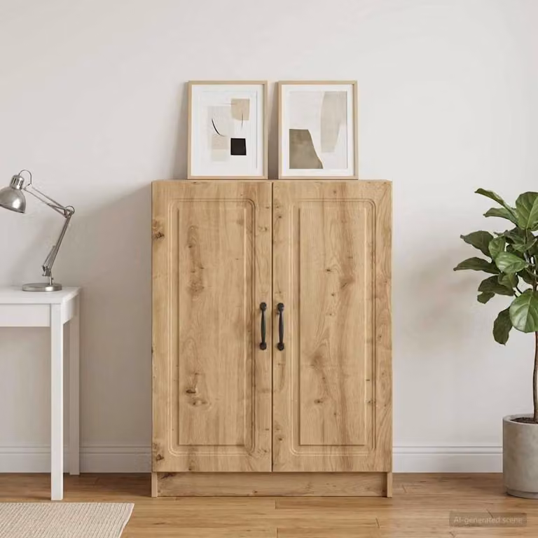Credenza in legno stile artigianale vidaXL colore marrone L: 66 cm, P: 34,5 cm, H: 87 cm