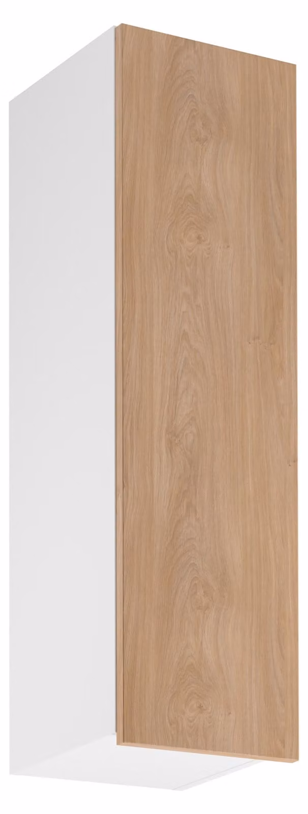 Pensile alto da cucina SALERNO - larghezza 30 cm, bianco/rovere