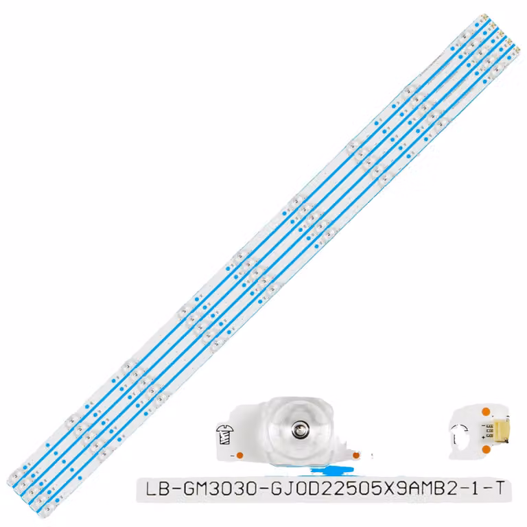 Striscia di retroilluminazione a LED, lunghezza 970 mm, compatibile con i modelli 50PUS7354, 9 perline LED, tensione 3 V, confezione da 10 pezzi