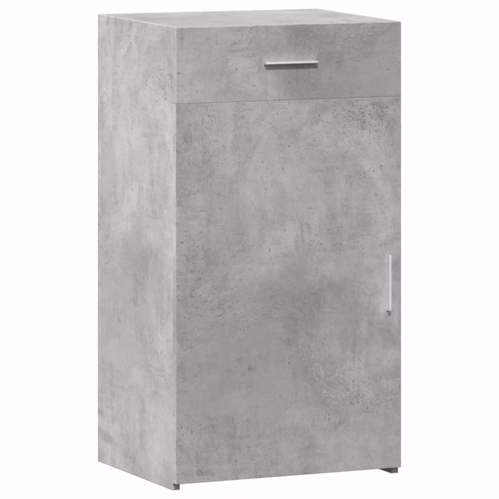 Credenza Grigio Cemento 50x42,5x93 cm in Legno Multistrato