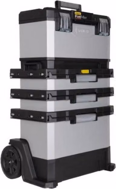 Carrello porta attrezzi Stanley FatMax 3 in 1 in metallo grigio e nero L/P/H: 56,8 x 38,9 x 89,3 cm – 2
