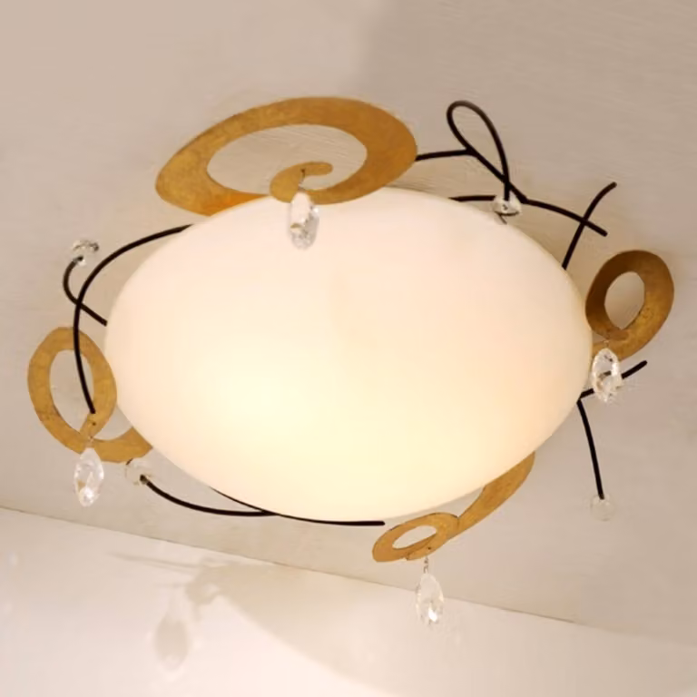 Holländer Plafoniera soffitto Casino, dimmerabile, Ottone / Oro, Soggiorno / Sala da pranzo, Metallo, Moderno, Plafoniera