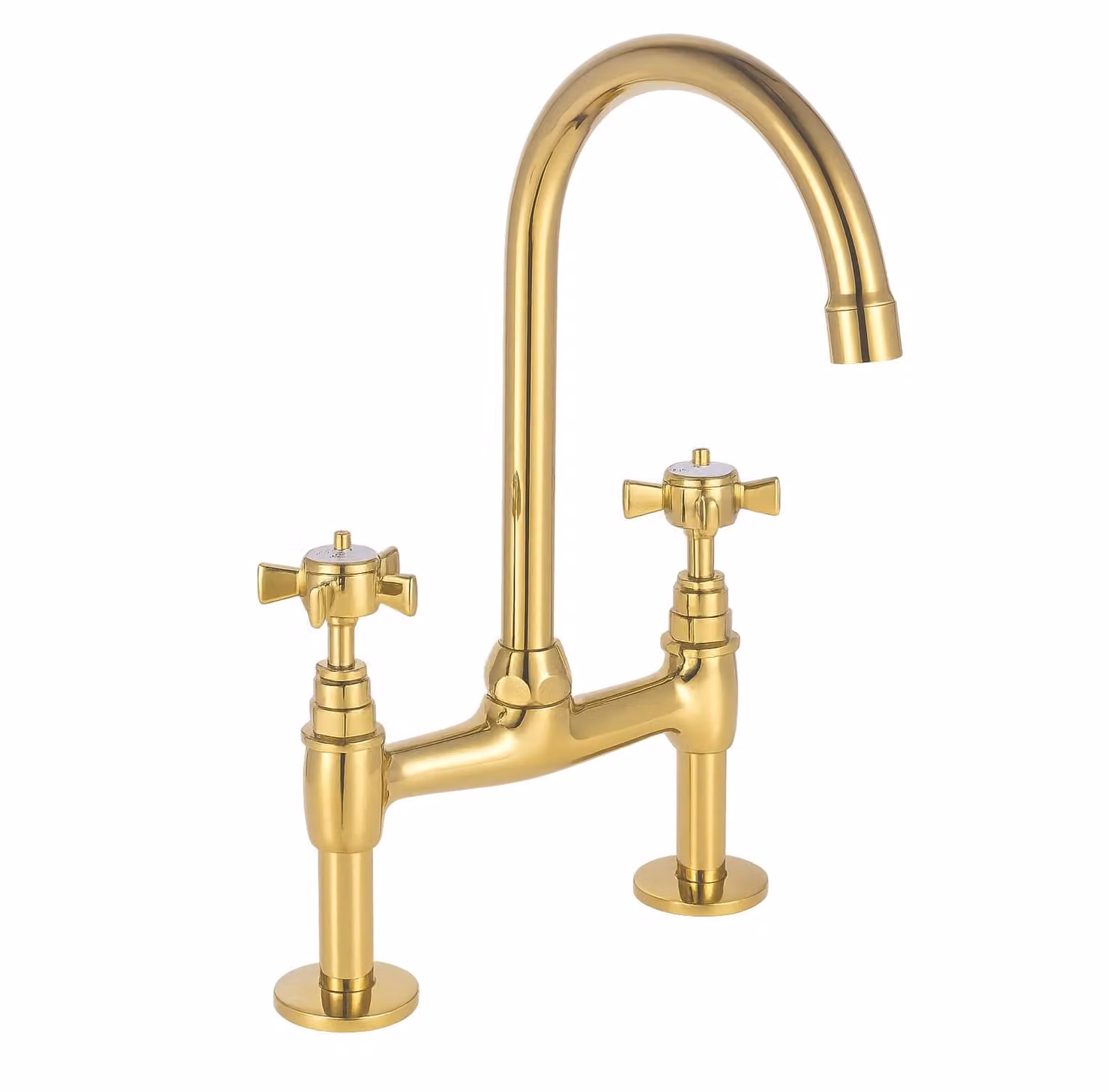 miscelatore da cucina retrò HUDSON, oro
