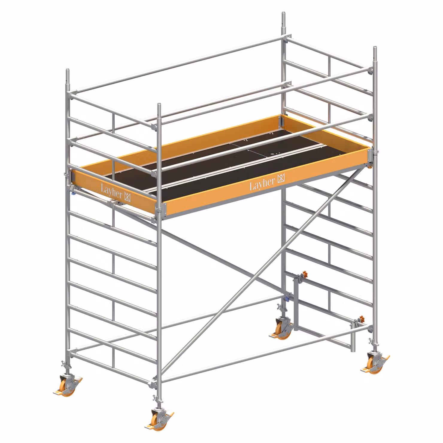 Ponteggio mobile Layher Uni, larghezza 4,20 m, AH