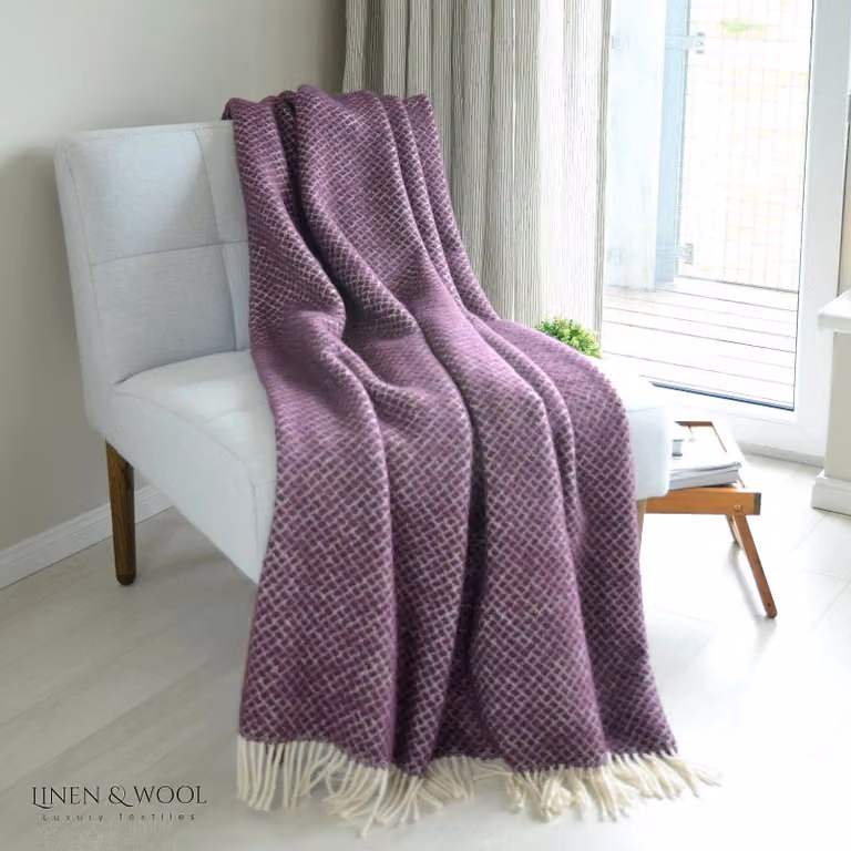 Coperta in pile, morbida e calda, 130 x 170 cm, ideale per divano e letto