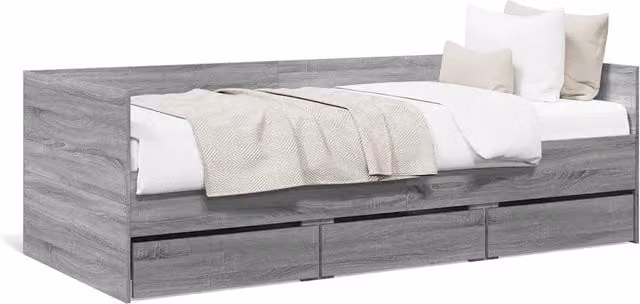 Divano letto | Sof¨¤ letto | Letto singolo con Cassetti senza Materasso 75x190 cm