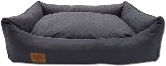 Soggiacollo XXL Odolplus - Divano e cuscino per cani grandi con coperta rimovibile e lavabile - Antracite