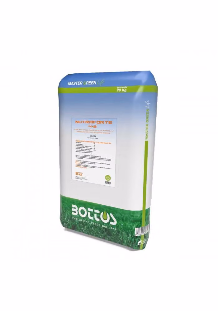Bottos Nutraforte 4-3-8 - Fertilizzante per prato da 20 Kg