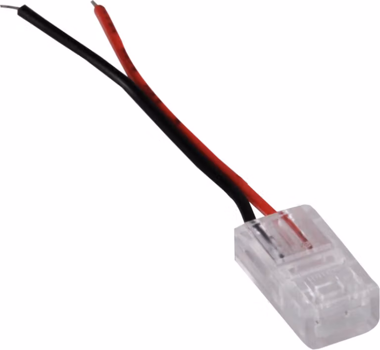 Connettore di alimentazione per strisce LED COB da 8 mm, a 2 poli, monofacciale, 12-24 V CC, 3 A 317964 Polux