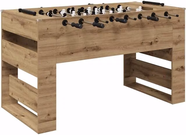 Tavolo da Foosball Rovere Artigianale Marrone L: 146,5 cm, P: 74 cm, H: 85 cm