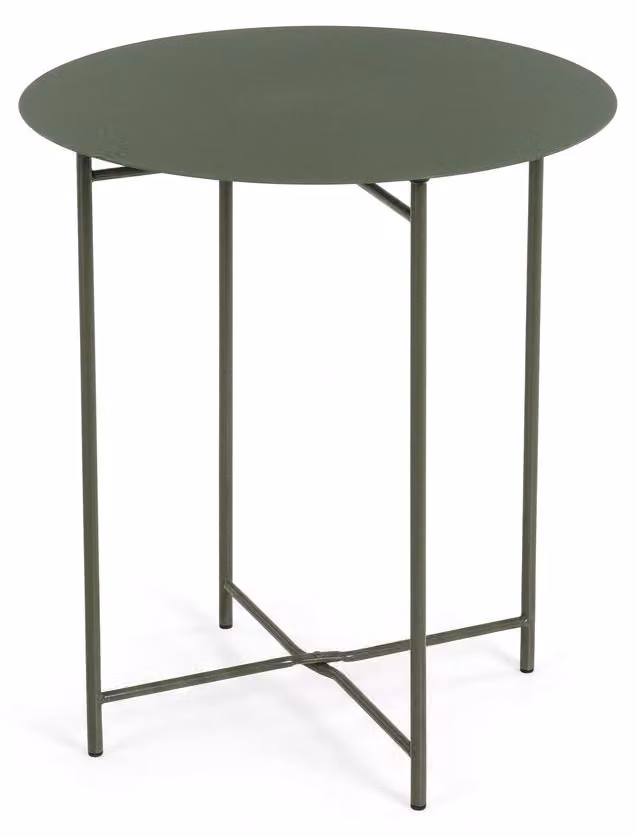 Tavolino da Salotto Moderno in Metallo per Interno Esterno 40x40x45cm.Variante:OLIVA 40 40 45