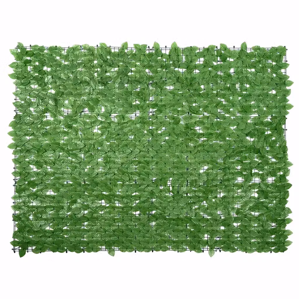 vidaXL Paravento da Balcone con Siepe Artificiale Verde L: 200 cm, H: 150 cm