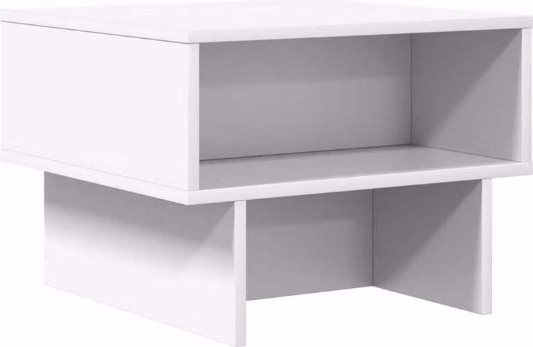 Tavolino da salotto Bianco 48 x 46 x 35 cm Legno multistrato