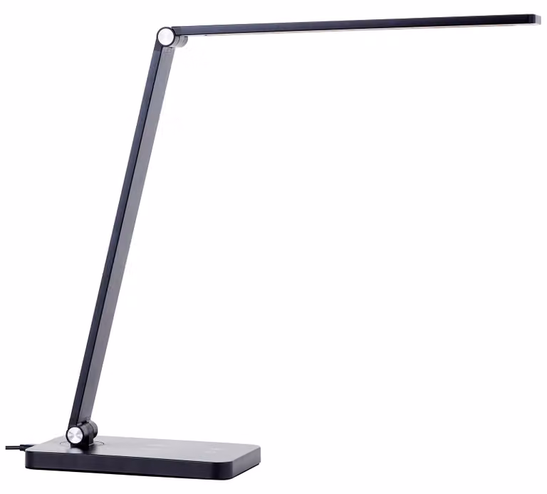 BRILLANTE lampada da tavolo 38cm Florence nero IP20 dimmerabile LED integrato