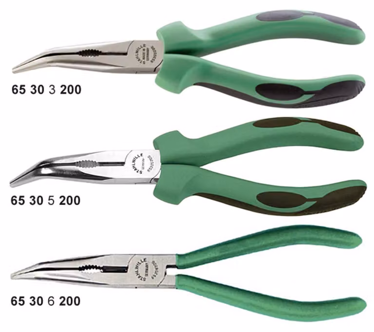 Stahlwille Pinze a becchi tondi con tagliente 6530 5 160