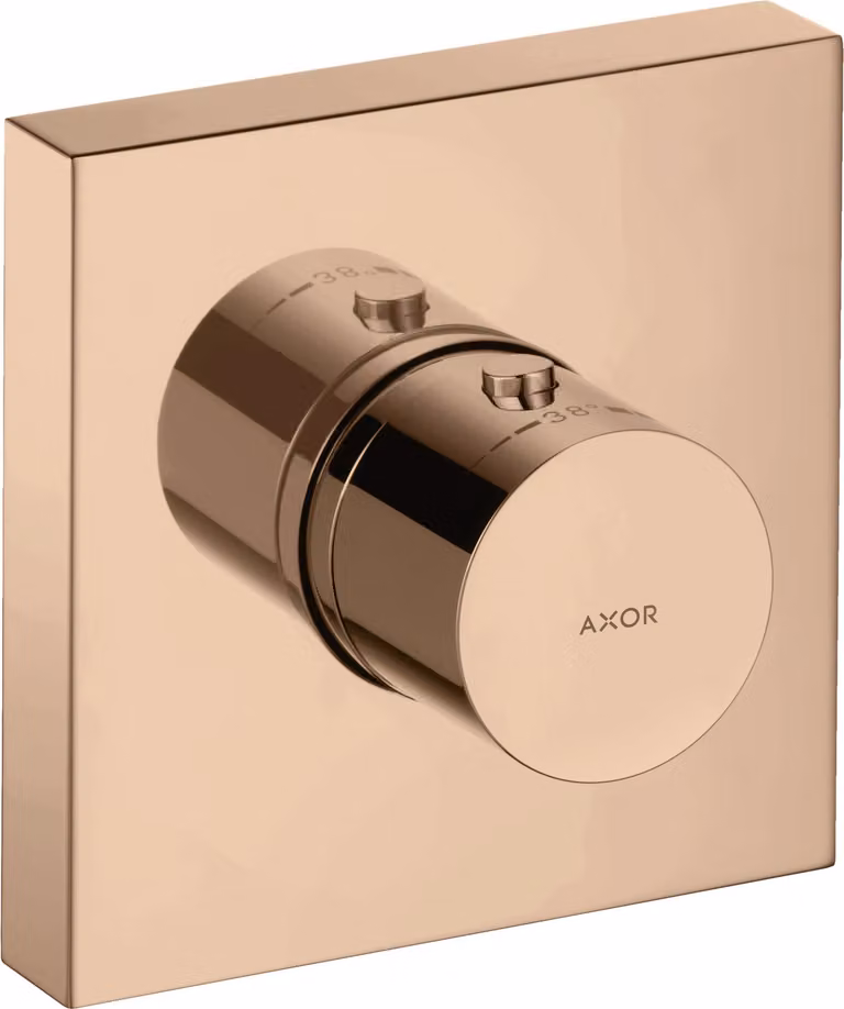 hansgrohe AXOR Starck ShowerCollection Thermostat de douche à encastrer 12x12 DN20, 10755300, 10755300