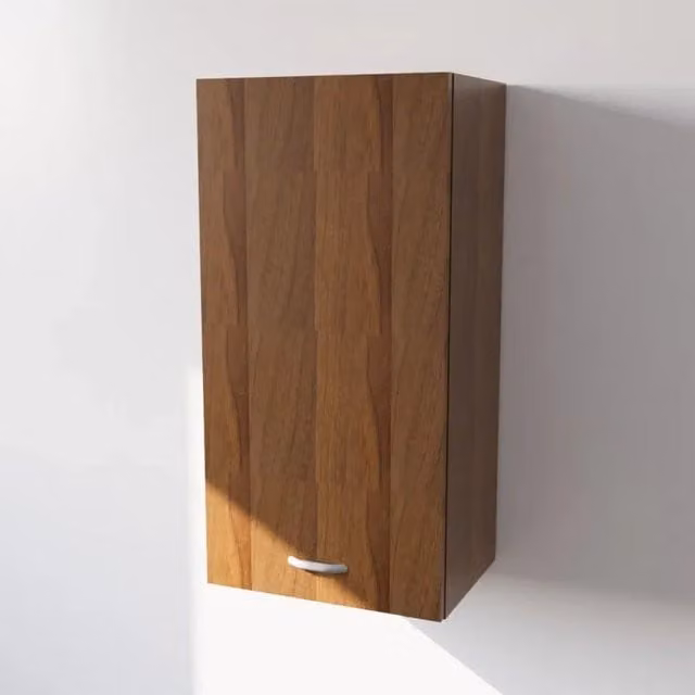 Pensile da cucina Calandrelli con una anta, finitura noce opaco, H 90 x L 45 x P 32 cm